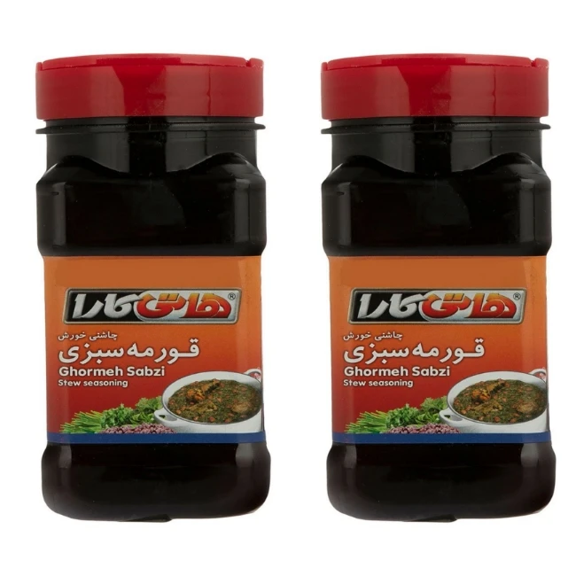 c269800d79e670d7d3c35a2a295c321e85b6b8c3_1732370571 چاشنی خورش قورمه سبزی هاتی کارا - 200 گرم بسته 2 عددی - تصویر 1
